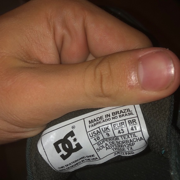 DC dark green shoes 10 - Picture 5 of 5